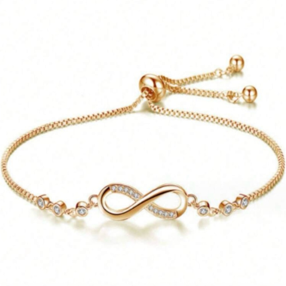 Elegant Gold Infinity Bracelet